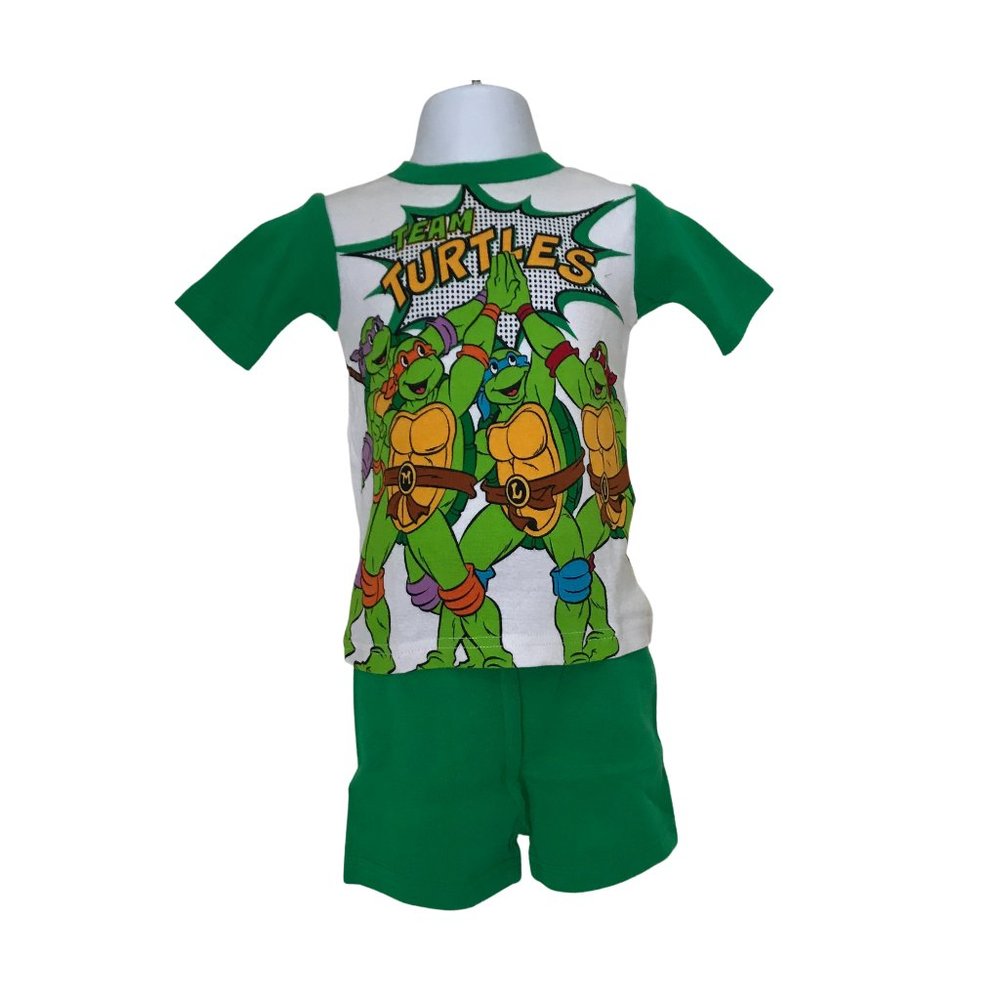 💲Teenage Mutant Ninja Turtles Toddler Boys 4Pc PJ Set - Team